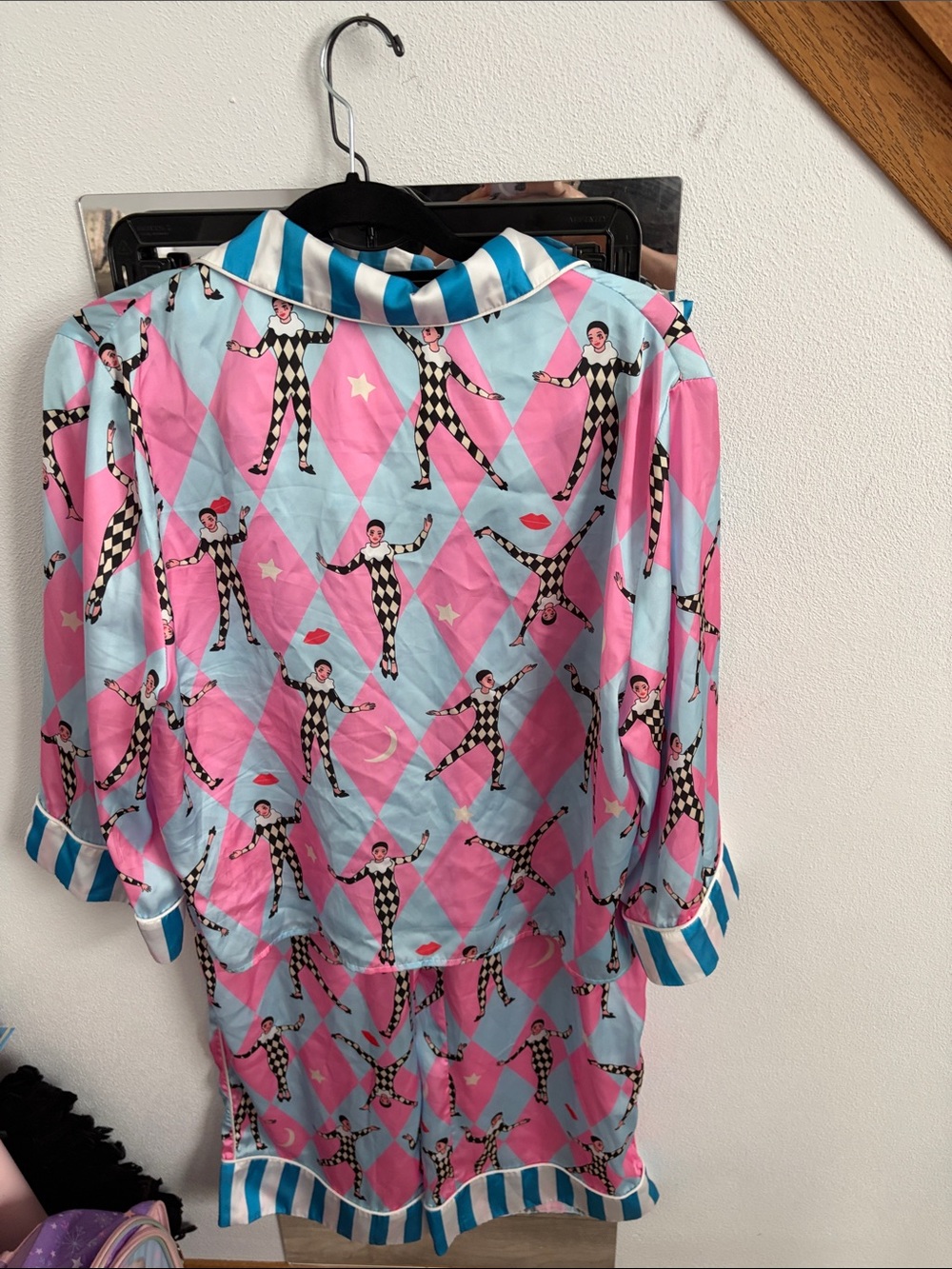 Karen Mabon Harlequin Pajama Set Medium - Picture 9 of 11